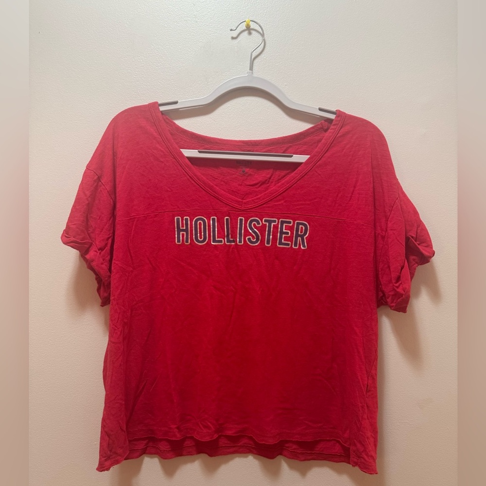 Hollister Red Casual Top